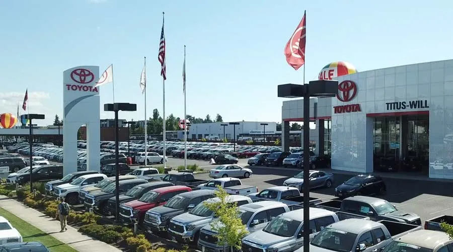 Titus-Will Toyota dealership in Tacoma